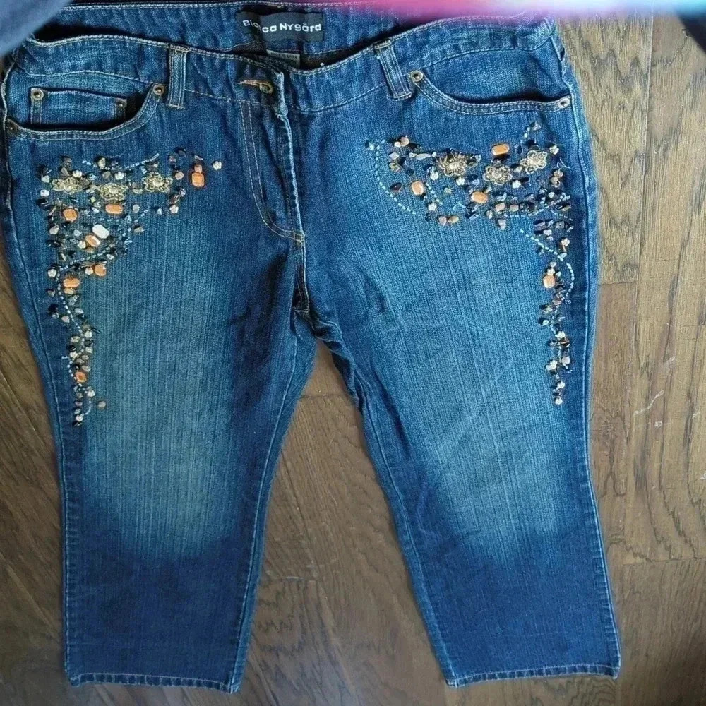 🔥Host Pick🎉Bedazzled  Jeans - Picture 9 of 12